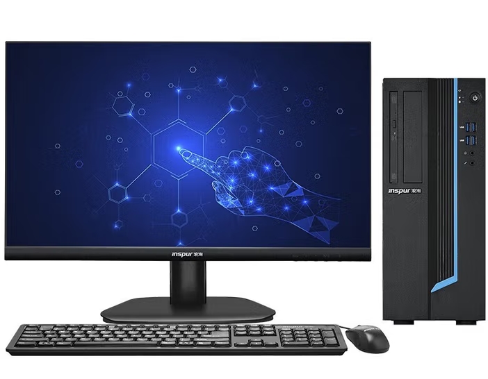 浪潮/INSPUR CE520F 臺式計算機 CPU:FTD2000(8核)，主頻:2.3Ghz  內(nèi)存:8GB